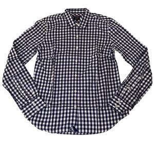 UNTUCKit Blue Gingham Button Down Shirt Size 2 NWT
